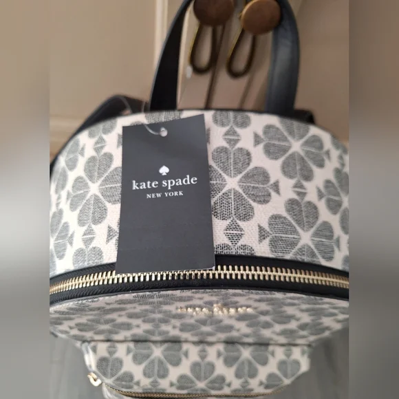 NWT Kate Spade Gray Spades Mini Backpack - Picture 3 of 12